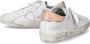 Philippe Model Roze Suède Geborduurde Lage Top Sneakers Multicolor Dames - Thumbnail 15