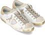 Philippe Model Witte Veterschoenen met Distressed Finish White Dames - Thumbnail 10