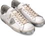 Philippe Model Gestudde Tennissneakers Wit Zwart White - Thumbnail 24