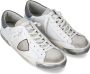 Philippe Model Witte lage top sneakers met asymmetrische band White Heren - Thumbnail 2