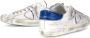 Philippe Model Witte en Blauwe Leren Lage Sneakers White Heren - Thumbnail 12