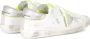 Philippe Model Vintage Distressed Lace-Up Sneakers White Heren - Thumbnail 19