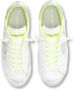 Philippe Model Vintage Distressed Lace-Up Sneakers White Heren - Thumbnail 20