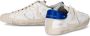 Philippe Model Witte Vetersneakers met Distressed Finish White Heren - Thumbnail 8