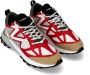 Philippe Model Low Rocx Sneakers Geïnspireerd door Trekking en Bergen Rood Heren - Thumbnail 3