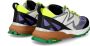 Philippe Model Rocx Grijze en Paarse Sneaker White Heren - Thumbnail 3