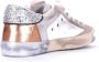 Philippe Model Dames Sneakers met Glitter Stijlvol en Comfortabel Pink Dames - Thumbnail 10