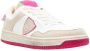 Philippe Model Zijlogo-patch low-top sneakers Wit Dames - Thumbnail 3