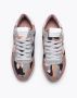 Philippe Model Tropez X Sneakers voor dames Roze Grijs en Cognac Roze Dames - Thumbnail 2