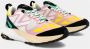Philippe Model Rocx Sneaker in Roze en Beige Multicolor Dames - Thumbnail 6