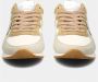 Philippe Model Stijlvolle Sneakers met Bruine EVA Zool Beige Dames - Thumbnail 4