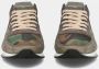 Philippe Model Militaire Camo Suède Hardloopschoenen Green Heren - Thumbnail 4