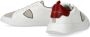 Philippe Model Witte Rode Leren Heren Casual Sneakers White Heren - Thumbnail 7