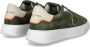 Philippe Model Legergroene Temple Low Herenschoenen Green Heren - Thumbnail 4
