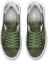 Philippe Model Legergroene Temple Low Herenschoenen Green Heren - Thumbnail 5
