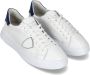 Philippe Model Eenvoudige Temple Sneakers met Vetersluiting White Heren - Thumbnail 4