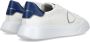 Philippe Model Eenvoudige Temple Sneakers met Vetersluiting White Heren - Thumbnail 5