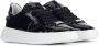Philippe Model Zwarte Temple Sneakers met Logo Plaque Zwart Dames - Thumbnail 6