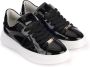 Philippe Model Zwarte Temple Sneakers met Logo Plaque Zwart Dames - Thumbnail 7