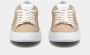 Philippe Model Temple Sneakers Trendy en Comfortabel Beige Dames - Thumbnail 4