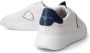 Philippe Model Witte Leren Sneakers Dikke Rubberen Zool White Heren - Thumbnail 7