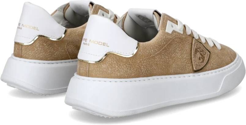 Philippe Model Sneakers Temple Tennis Beige Dames