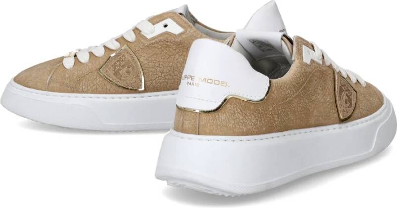 Philippe Model Sneakers Temple Tennis Beige Dames