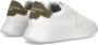Philippe Model Witte Lage Sneakers met Bovenwerk van Kalfsleer White Heren - Thumbnail 8
