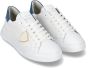 Philippe Model Witte lage sneakers met bovenwerk van kalfsleer White Heren - Thumbnail 8