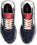 Philippe Model Suède Logo Sneakers Rubberen Zool Blue Heren - Thumbnail 20