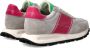Philippe Model Vintage Running Sneakers Grijs Fuchsia Gray Dames - Thumbnail 4