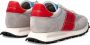 Philippe Model Vintage Hardloopschoenen Grijs Rood Gray Heren - Thumbnail 4