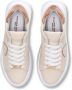 Philippe Model Nude leren sneaker met metallic details Beige Dames - Thumbnail 6