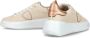 Philippe Model Nude leren sneaker met metallic details Beige Dames - Thumbnail 8