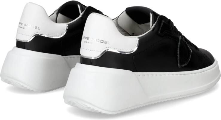 Philippe Model Sneakers Tres Temple Tennis Black Dames