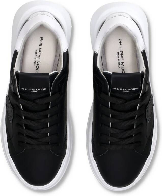 Philippe Model Sneakers Tres Temple Tennis Black Dames
