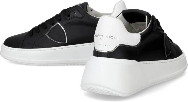 Philippe Model Sneakers Tres Temple Tennis Black Dames