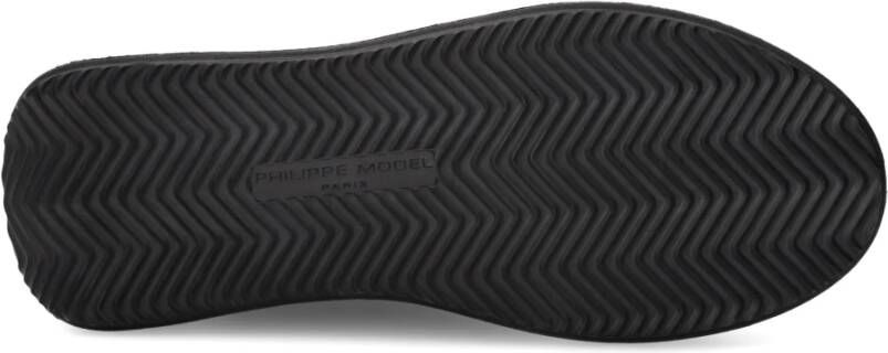 Philippe Model Sneakers Tres Temple Tennis Black Dames