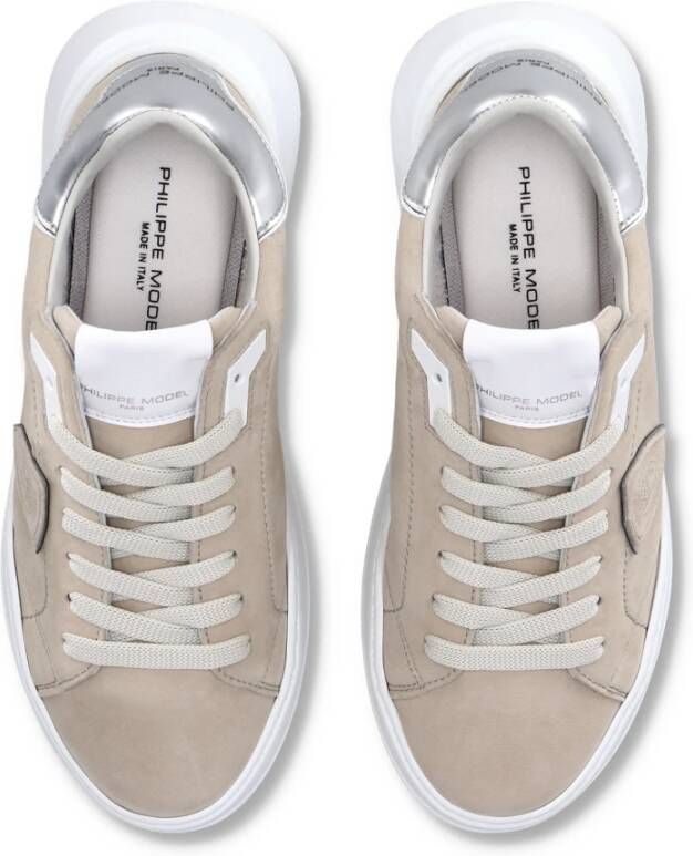 Philippe Model Sneakers Tres Temple Tennis Gray Dames