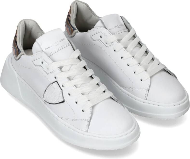 Philippe Model Sneakers Tres Temple Tennis White Dames