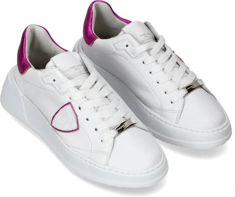 Philippe Model Sneakers Tres Temple Tennis White Dames