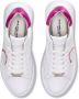 Philippe Model Logo Leren Sneakers Witte Leren Temple Sneakers met Metallic Details White Dames - Thumbnail 4