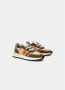 Philippe Model Beige Sneakers met Nylon en Suède Beige Dames - Thumbnail 5