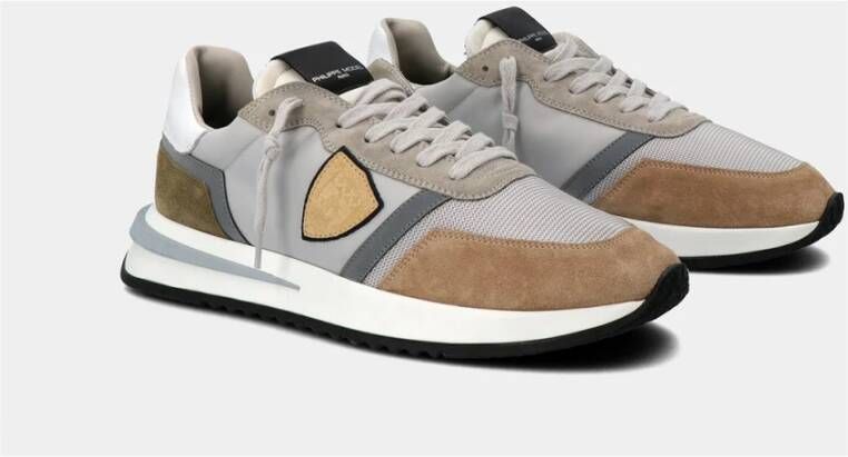 Philippe Model Tropez 2.1 Mondial Casual-Active Sneakers Grijs Heren