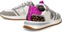 Philippe Model Stijlvolle Urban Trainer met Dierenprint White Dames - Thumbnail 4