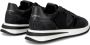 Philippe Model Zwarte Suède Leren Sneakers voor Mannen Black Heren - Thumbnail 11
