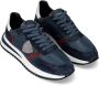 Philippe Model Heren Tropez 2.1 Sneaker Blauw Rood Blue Heren - Thumbnail 2