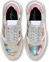 Philippe Model Roze Grijs Leren en Nylon Sneakers Gray Dames - Thumbnail 5