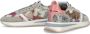 Philippe Model Roze Grijs Leren en Nylon Sneakers Gray Dames - Thumbnail 7