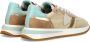 Philippe Model Casual Tropez 2.1 Dames Sneakers Turquoise Groen Beige Multicolor Dames - Thumbnail 3